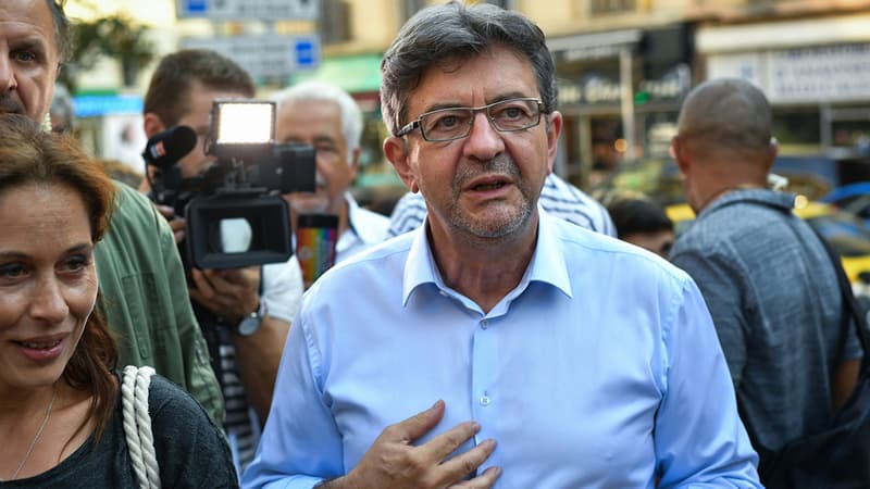 Jean-Luc Mélenchon le 24 août dernier à Marseille, lors des "Amfis d'été" de la France Insoumise.