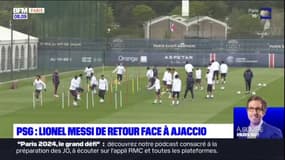 Lionel Messi de retour dans l'effectif parisien pour affronter Ajaccio