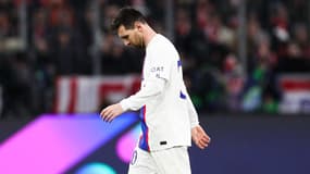 Lionel Messi après l'élimination du PSG à Munich en mars 2023