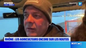 Rhône: les agriculteurs ont manifesté sur la M7 ce lundi