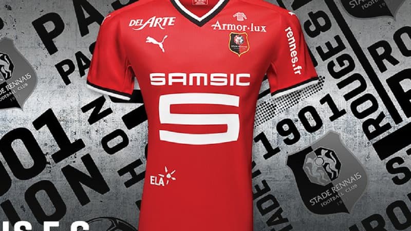 Le nouveau maillot du Stade Rennais