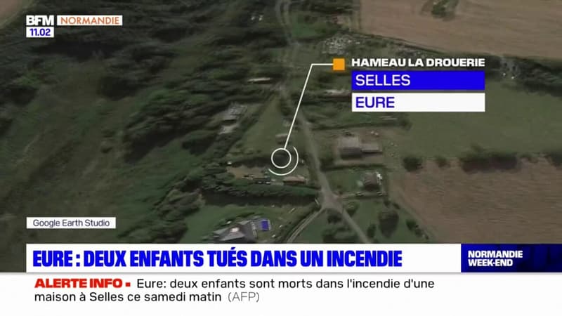 Eure: deux enfants meurent dans l'incendie d'une maison à Selles, un troisième en urgence absolue