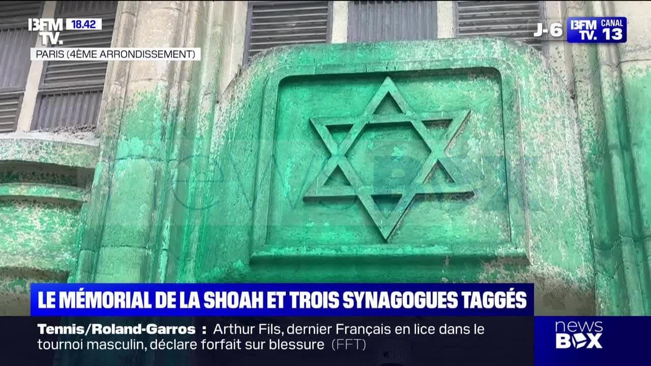 Le Mémorial de la Shoah et trois synagogues taggés - 31/05