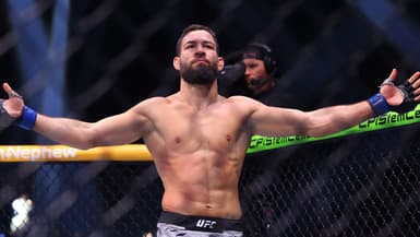 Nassourdine Imavov après sa victoire à l'UFC contre Israel Adesanya en Arabie Saoudite - le 01/02/2025