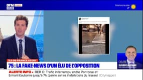 Paris: la fake-news d'un élu de l'opposition