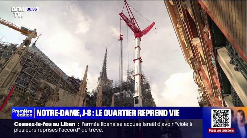 Notre-Dame restaurée: la joie des riverains et des commerçants