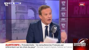 Dupont-Aignan : "Je réclame l'indexation des pensions de retraites"