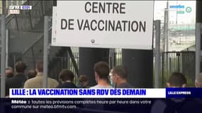 Lille: des créneaux de vaccination sans rendez-vous à compter de mardi  