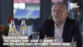 OL : "Des tensions entre Garcia et Juninho ? Non, des visions complémentaires" minimise Aulas