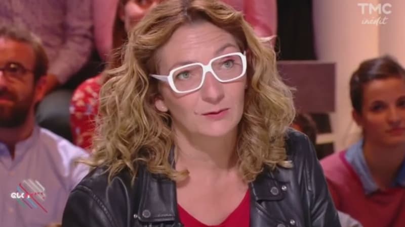 Corinne Masiero, interprète de "Capitaine Marleau", sur le plateau de "Quotidien", le 9 octobre 2017