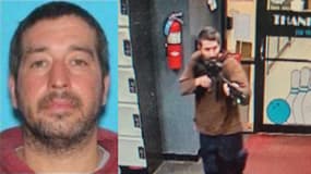 Des photos diffusées par la police de Robert Card, suspect principal dans l'enquête sur les fusillades qui ont eu lieu Lewinston, dans l'État américain du Maine, le 25 octobre 2023.