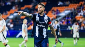 L'Espagnol Sergio Ramos pendant un match de Monterrey en août 2025 
