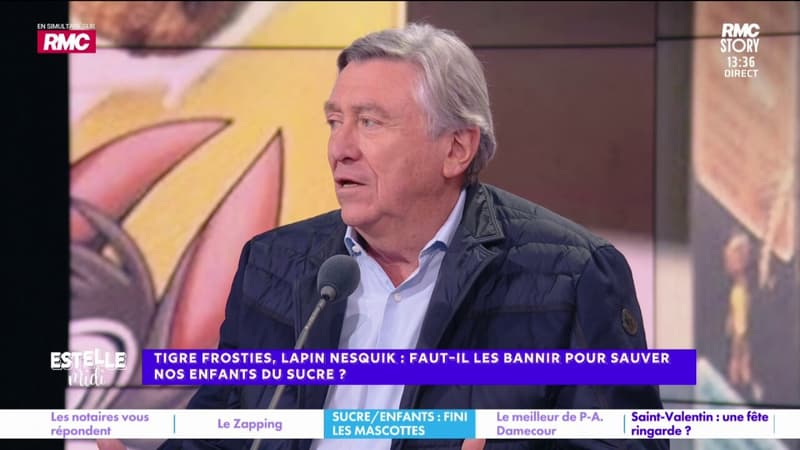 Supprimer les mascotte sur les produits ultra-sucrés? " Le problème, c'est que le sucre est caché la plupart du temps. On ne nous dit pas que c'est bourré de sucre", affirme Jacques Legros