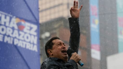 Hugo Chavez, le 4 octobre 2012 à Caracas