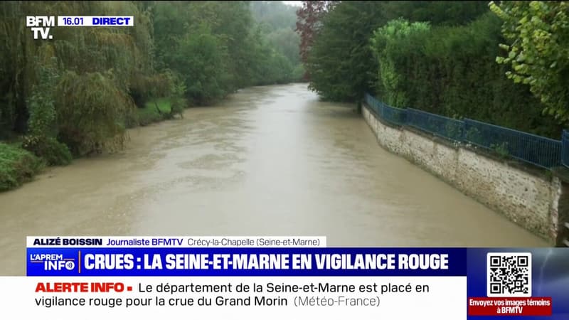 Dépression Kirk: la Seine-et-Marne placée en vigilance rouge crues