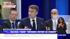 "Si on sait bâtir une grande Europe de l'électricité, on arrive à traiter beaucoup de sujets (...) de compétitivité prix par l'énergie", assure Emmanuel Macron