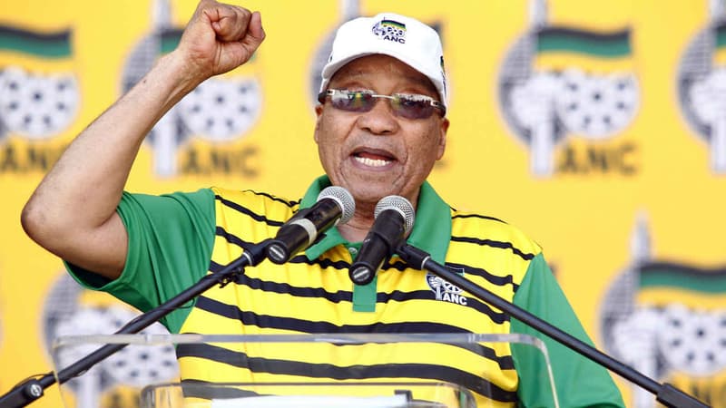 Jacob Zuma, le président de l'Afrique du sud, le 16 avril 2016, à Port Elizabeth. 