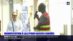 Manifestation à Lille pour sauver Camaïeu