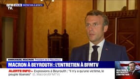 Emmanuel Macron: "Je suis respectueux d’un Liban libre, souverain, fier"