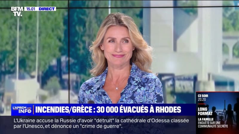 En Grèce, la canicule favorise les incendies