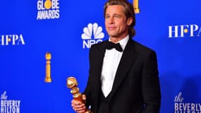 Brad Pitt lors de la 77e cérémonie des Golden Globes