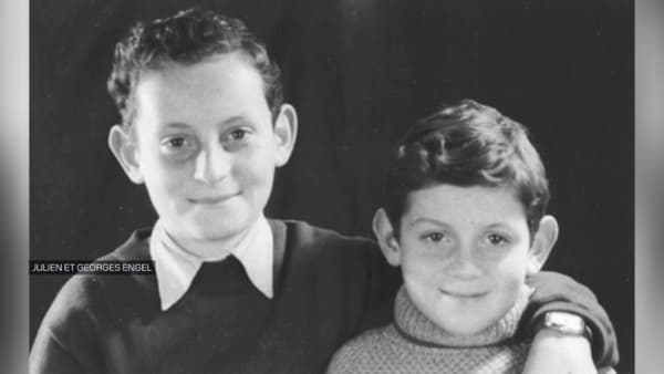 Julien Engel et son frère Georges, sont restés cachés trois ans dans un foyer cannois durant la Seconde Guerre mondiale.