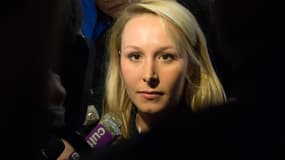 Marion Maréchal-Le Pen le 29 mars 215 à Carpentras, après le second tour des élections départementales.