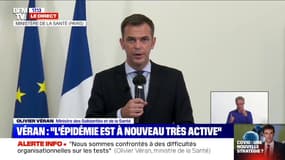 Olivier Véran sur les tests: "Nous sommes confrontés à de réelles difficultés organisationnelles"