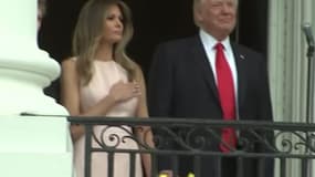 Ce moment où Melania Trump rappelle son mari à l’ordre avec un simple coup de coude