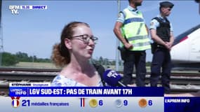 "On a entendu un grand boum": Le témoignage d'une passagère du train heurté par un arbre responsable de l'interruption du trafic sur la ligne à grande vitesse Sud-Est