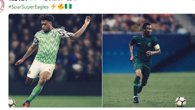 Les deux maillots du Nigeria pour la Coupe du monde 2018