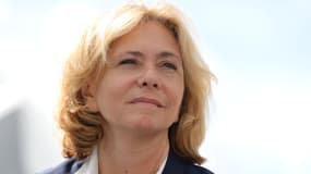 Valérie Pécresse, présidente de la région Île-de-France, à l'inauguration du Franchissement urbain Pleyel à Saint-Denis (Seine-Saint-Denis), le 16 mai 2024.