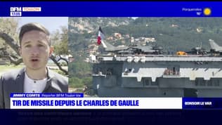Toulon: des missiles tirés depuis le porte-avions Charles-de-Gaulle 
