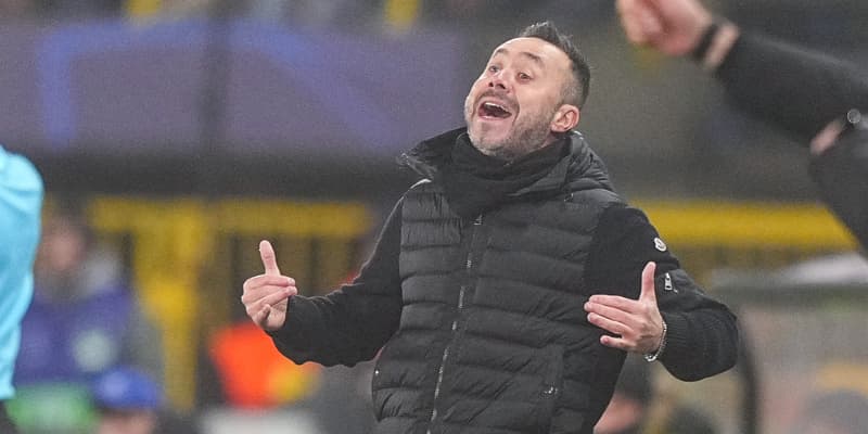 Roberto De Zerbi, le 28 janvier 2026. 