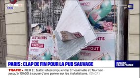 Paris: la chasse aux publicités sauvages