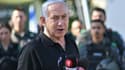 Le Premier ministre israélien Benjamin Netanyahu, le 13 mai 2021 à Lod, près de Tel-aviv (photo d'illustration)