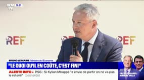 Bruno Le Maire: "le quoi qu'il en coûte, nous en sommes déjà sortis"