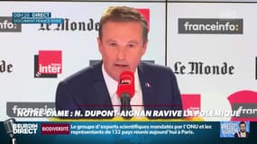 Président Magnien ! : Notre-Dame, Nicolas Dupont-Aignan continue de s'interroger sur l'hypothèse d'un attentat - 29/04