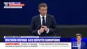 Emmanuel Macron: "Le gouvernement n'aurait pas pu organiser une stratégie de vaccination en France si nous n'avions pas eu l'Europe"