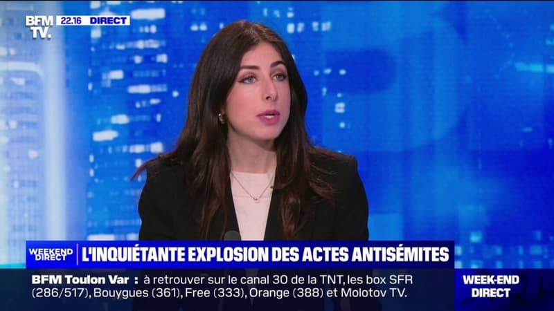 Shannon Seban (présidente du groupe Renaissance en Seine-Saint-Denis) sur l'antisémitisme: 