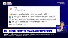 TCL : plus de bus et de trams après 22h