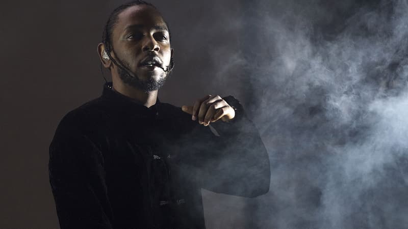 Kendrick Lamar au festival Coachella le 17 avril 2017