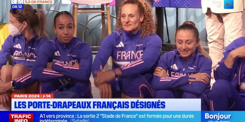 JO Paris 2024: Mélina Robert-Michon et Florent Manaudou seront les porte-drapeaux de la délégation française lors de la cérémonie d'ouverture