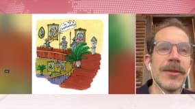 Le dessinateur Jul sur BFMTV le 20 mars 2025
