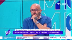 Interdiction du "Convoi de la liberté" : scandaleux ? "Ça pose un problème de liberté et de démocratie" dénonce Benjamin Amar.