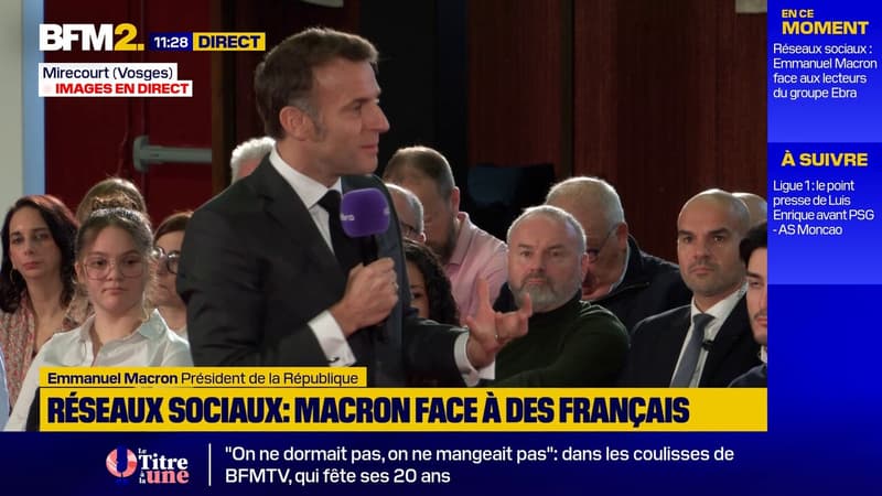 Réseaux sociaux: "Quelque chose est en train de se passer dans le fonctionnement de nos démocraties, qui part de travers", déclare Emmanuel Macron