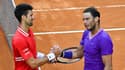 Novak Djokovic et Rafael Nadal