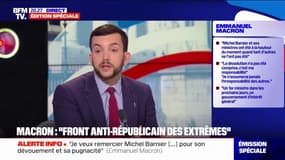 Allocution d'Emmanuel Macron: "Sa défiance permanente envers les Français est très inquiétante", déclare Jean-Philippe Tanguy (RN)