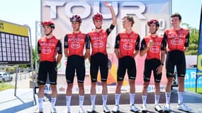 L'équipe Arkéa-B&B Hotels sur le Tour de l'Ain, 7 août 2025