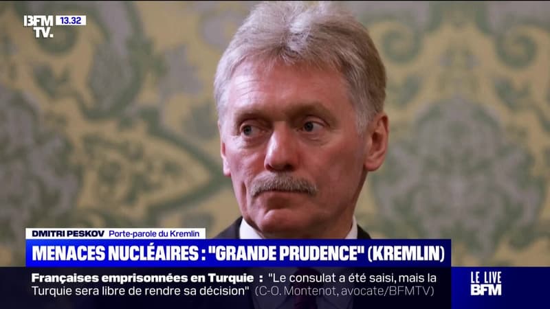 Dmitri Peskov, porte-parole du Kremlin, appelle à la 